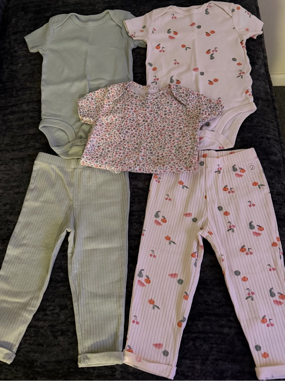 Baby Girls' 5-Piece Outfit Set